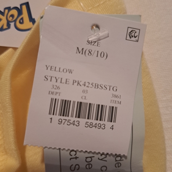 Pokemon boys size Medium 8/10 2 piece shorty pajama set, NEW - Picture 3 of 8